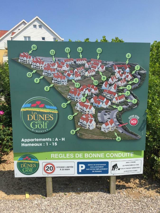 Les Dunes Du Golf First Line Sea View App Block B 1-3 Wimereux Exterior foto